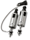 Progressive 00-17 Harley-Davidson Softail 422 Series Shocks w/RAP Heavy Duty - Chrome
