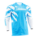 Answer 26 LE Syncron Rizz Vented Jersey Cyan/White/Black - XL