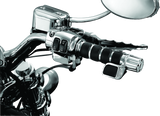 Kuryakyn ISO Grip With Contoured Throttle Boss Throttle-By-Wire Chrome