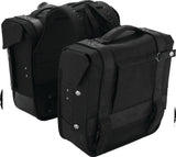 Burly Brand Throw-over Saddlebag - Black