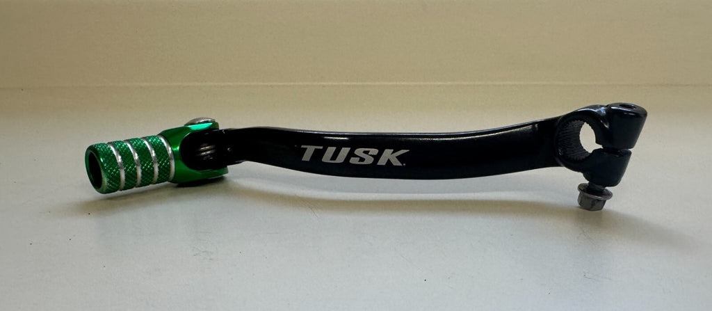 TUSK FOLDING SHIFT PEDAL GREEN/BLACK