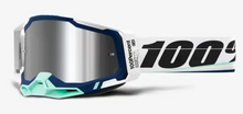 Load image into Gallery viewer, 100% RACECRAFT 2 GOGGLE ARSHAM - MIRROR SILVER FLASH LENS