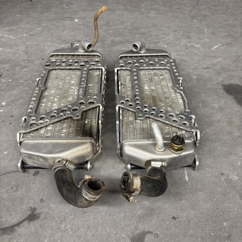 ktm 525 radiators with fan and hoses