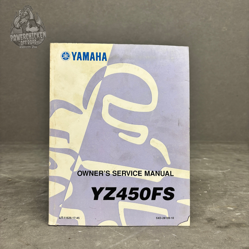 Yamaha YZ450FS Owners Service Manual 2003 – Used Good