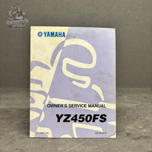 Load image into Gallery viewer, Yamaha YZ450FS Owners Service Manual 2003 – Used Good