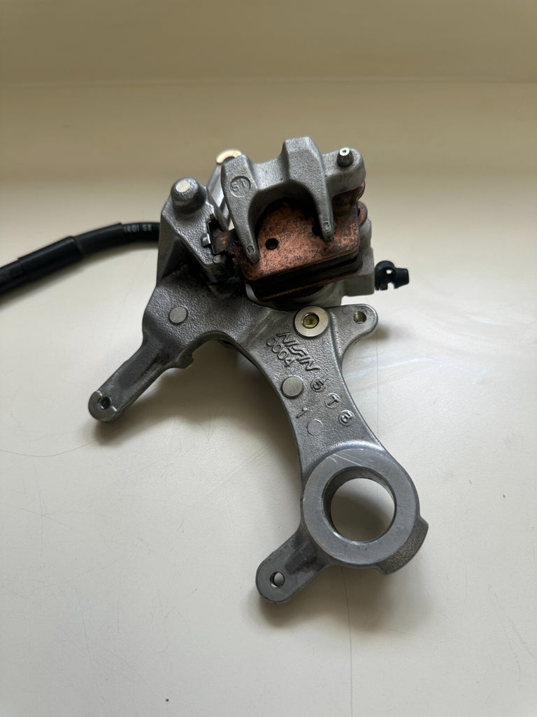 2006 KAWASAKI KX450F REAR BRAKE MASTER CYLINDER  AND CALIPER 