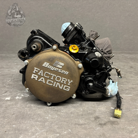 2011 Yamaha YZ125 Lower Engine Assembly – Cases, Transmission, Clutch – No Crank