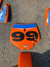 Load image into Gallery viewer, 2007 KTM SX50 Orange/Blue Complete Plastic Kit/Decals - 45108299700