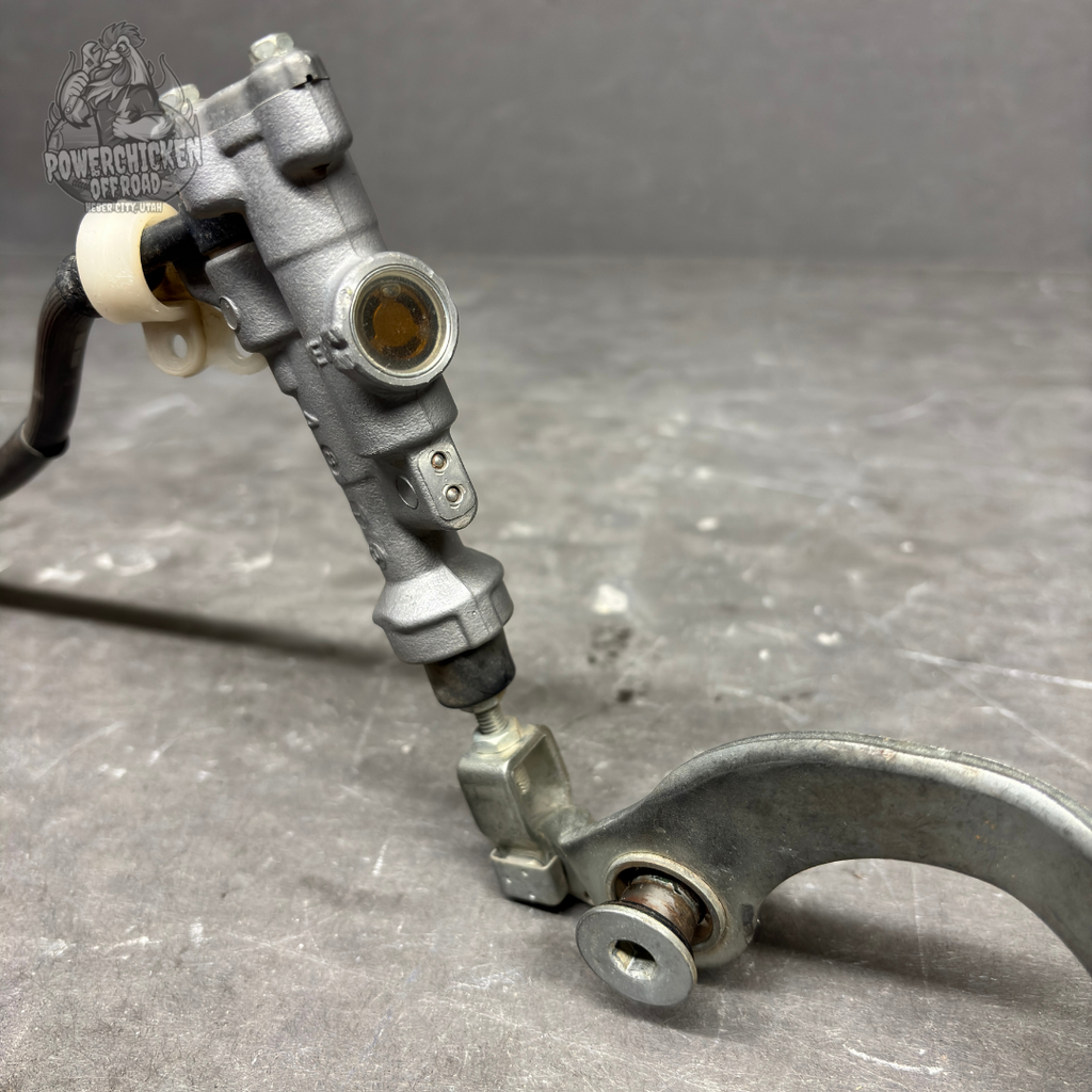 OEM Nissin Honda CRF150R Rear Brake Assembly – Master Cylinder, Caliper, Pedal