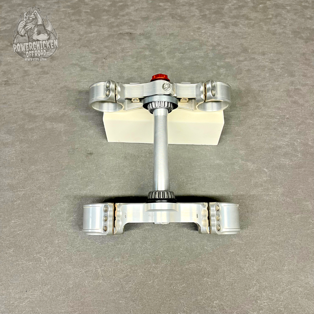 2008 KTM 144 SX OEM Triple Clamps w/ Steering Stem & Risers