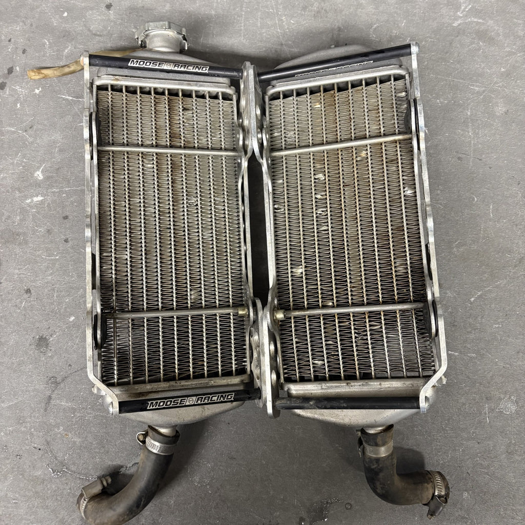 ktm 525 radiators with fan and hoses