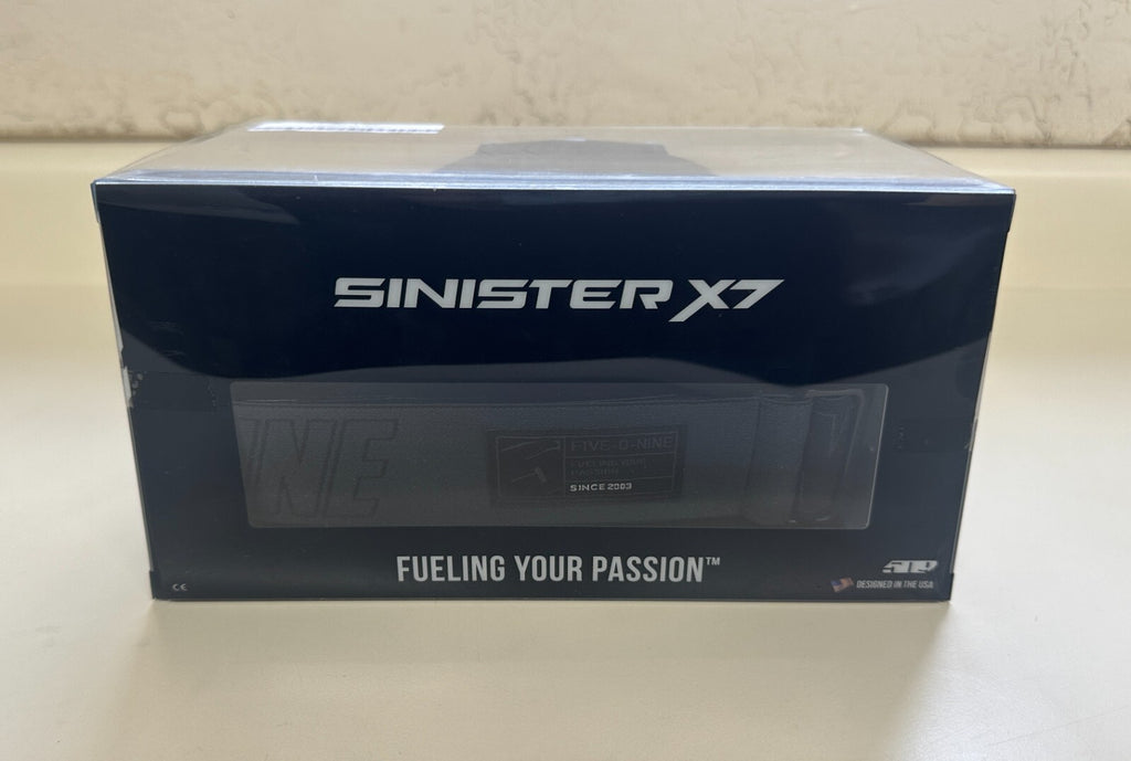 Black Sinister X7 Goggle YELLOW HCS TINT