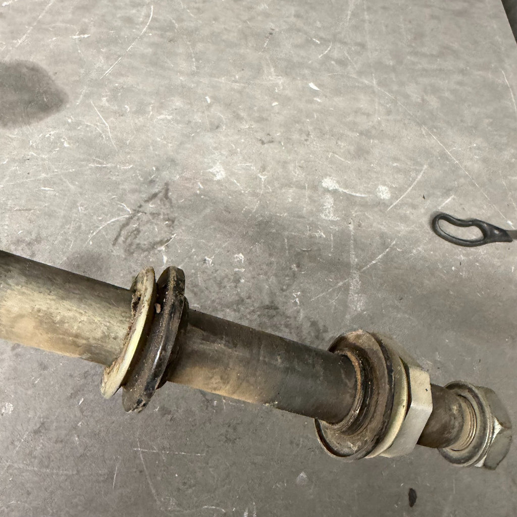 2016-2026 kawasaki 250 450 rear axle, blocks and spacers  part # 41068-0597