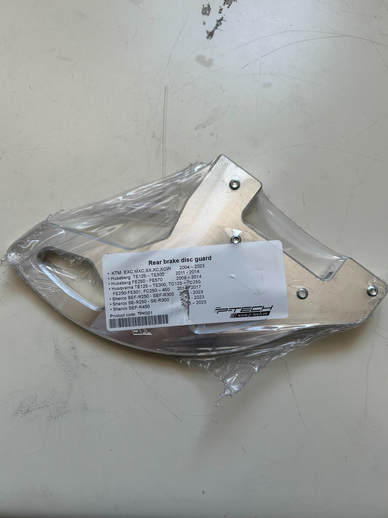 NEW Ptech Rear Brake Disc Guard - Part# TPK001