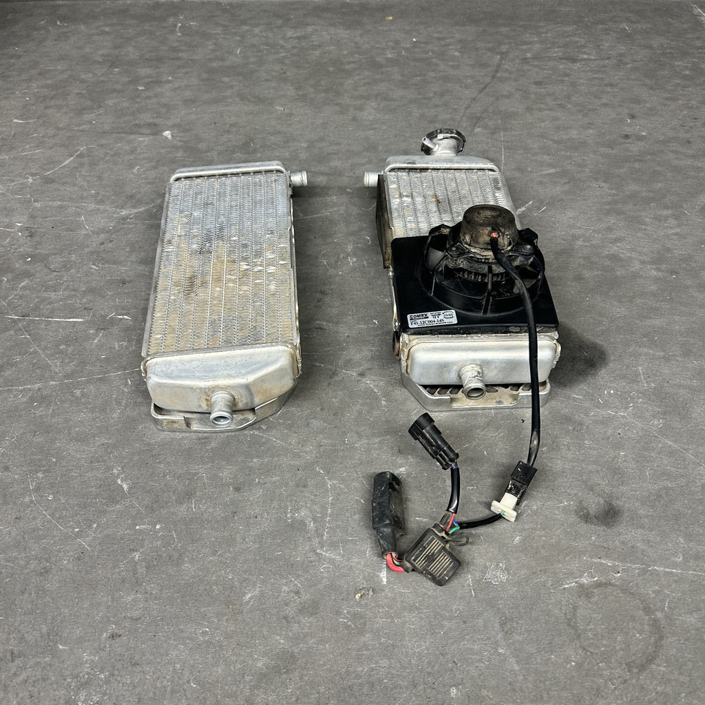 2021 Sherco SEF 300 Radiators w/ Guards & Fan | OEM