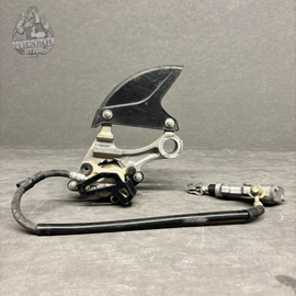 2017 Kawasaki KX450F Rear Brake Caliper & Disk Guard – OEM | Part# 43080-0230
