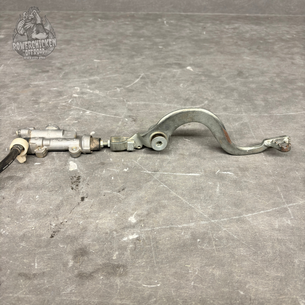 OEM Nissin Honda CRF150R Rear Brake Assembly – Master Cylinder, Caliper, Pedal