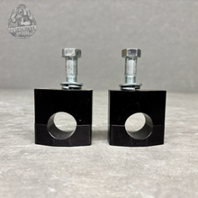 Load image into Gallery viewer, BRP Moto Billet 1-1/8" Handlebar Clamps / Bar Mount Adapters – New (Uninstalled)