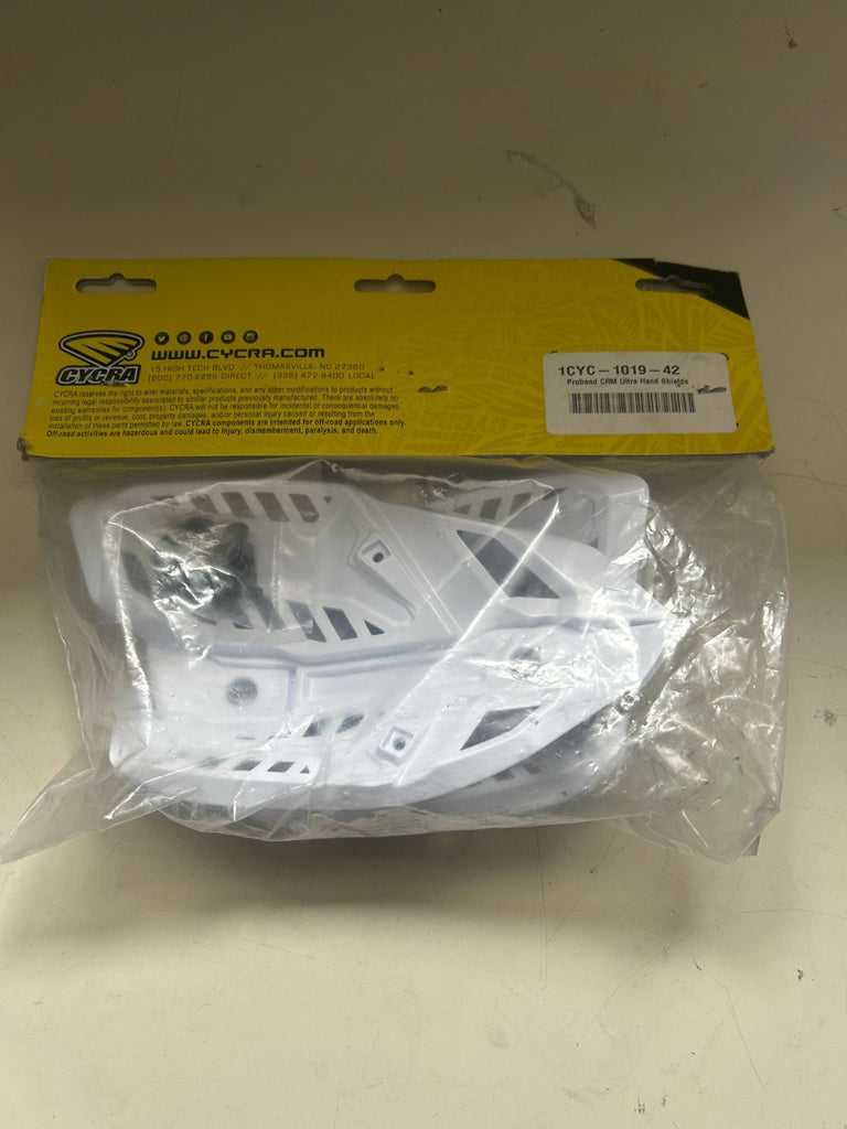 NEW Cycra Handguard Covers (White/Yellow/Black) - Part# 1CYC-1019-42