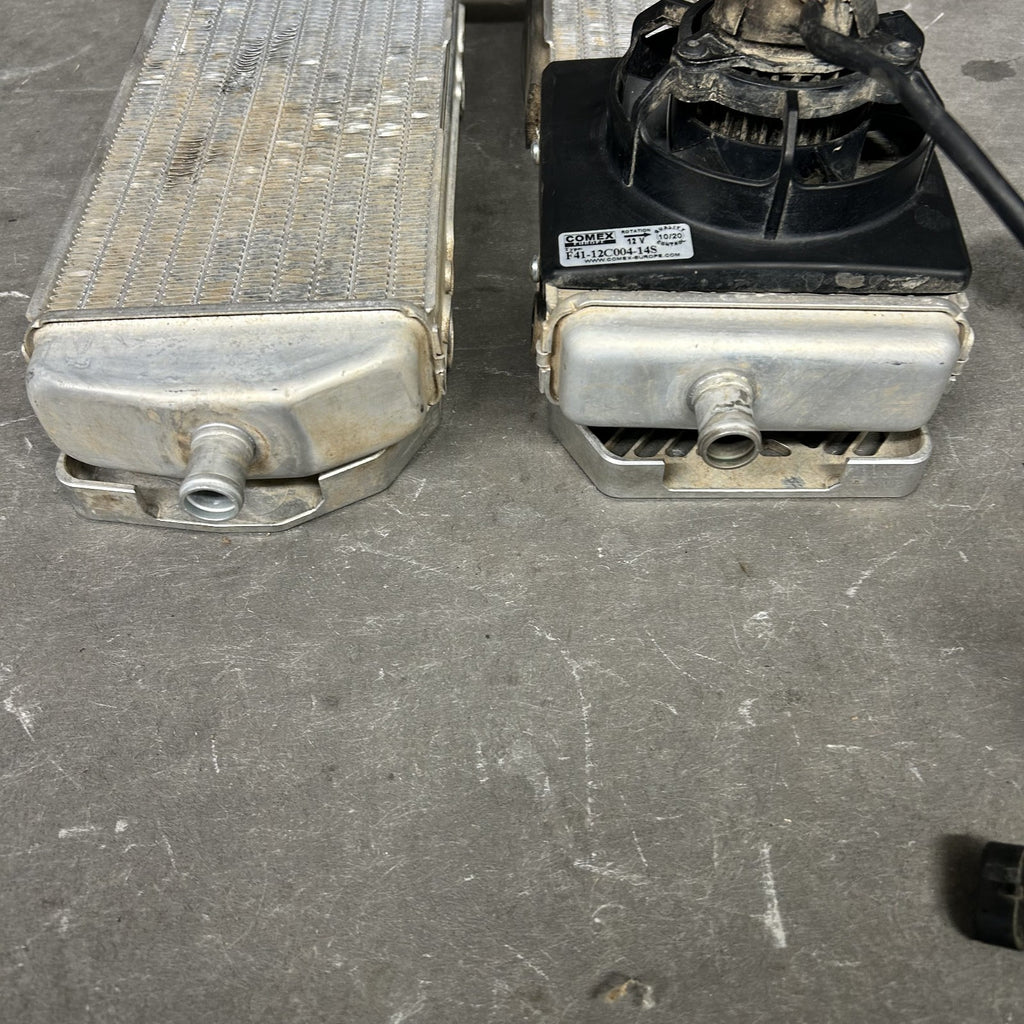 2021 Sherco SEF 300 Radiators w/ Guards & Fan | OEM