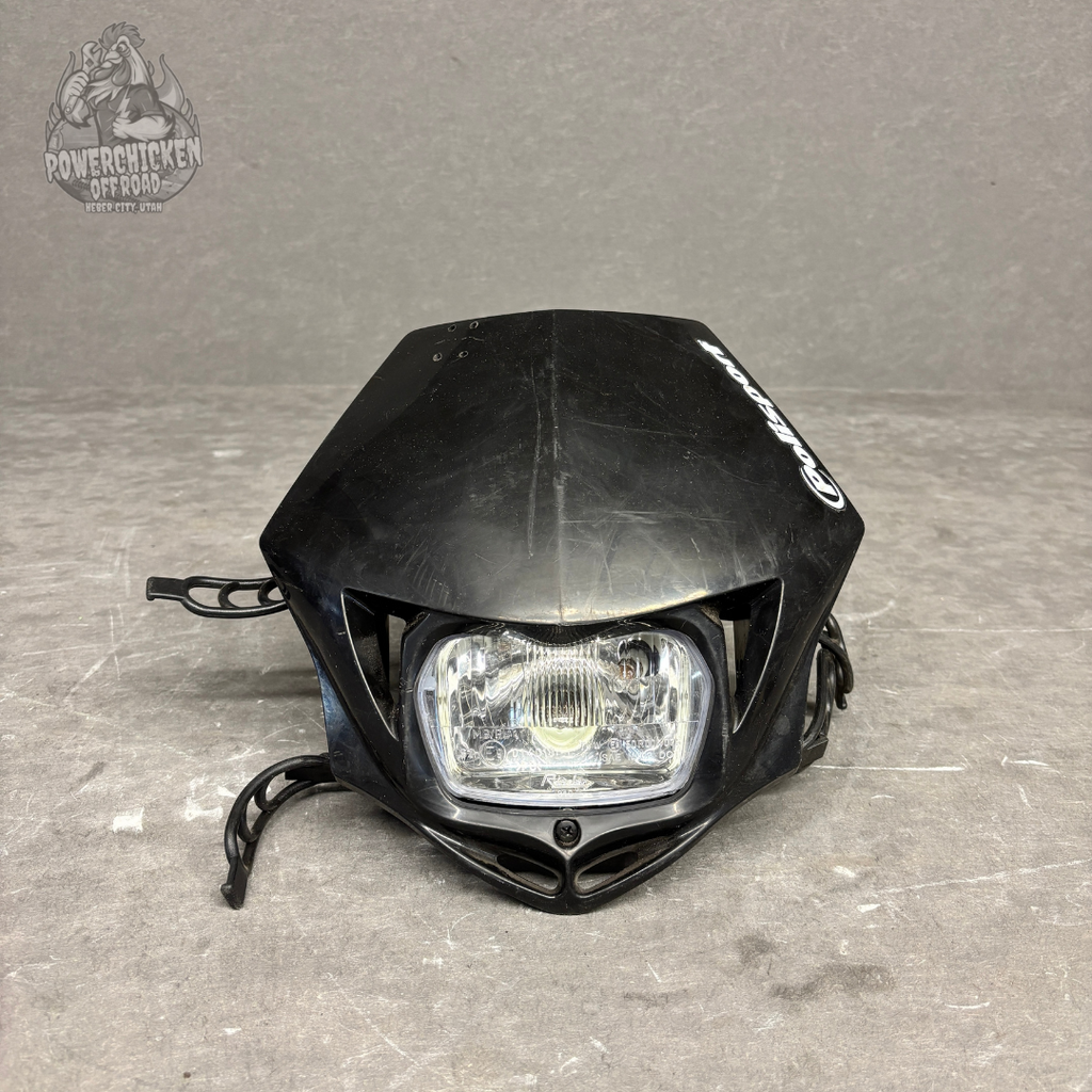 Polisport - 8663500002 - MMX Universal Headlight, Black