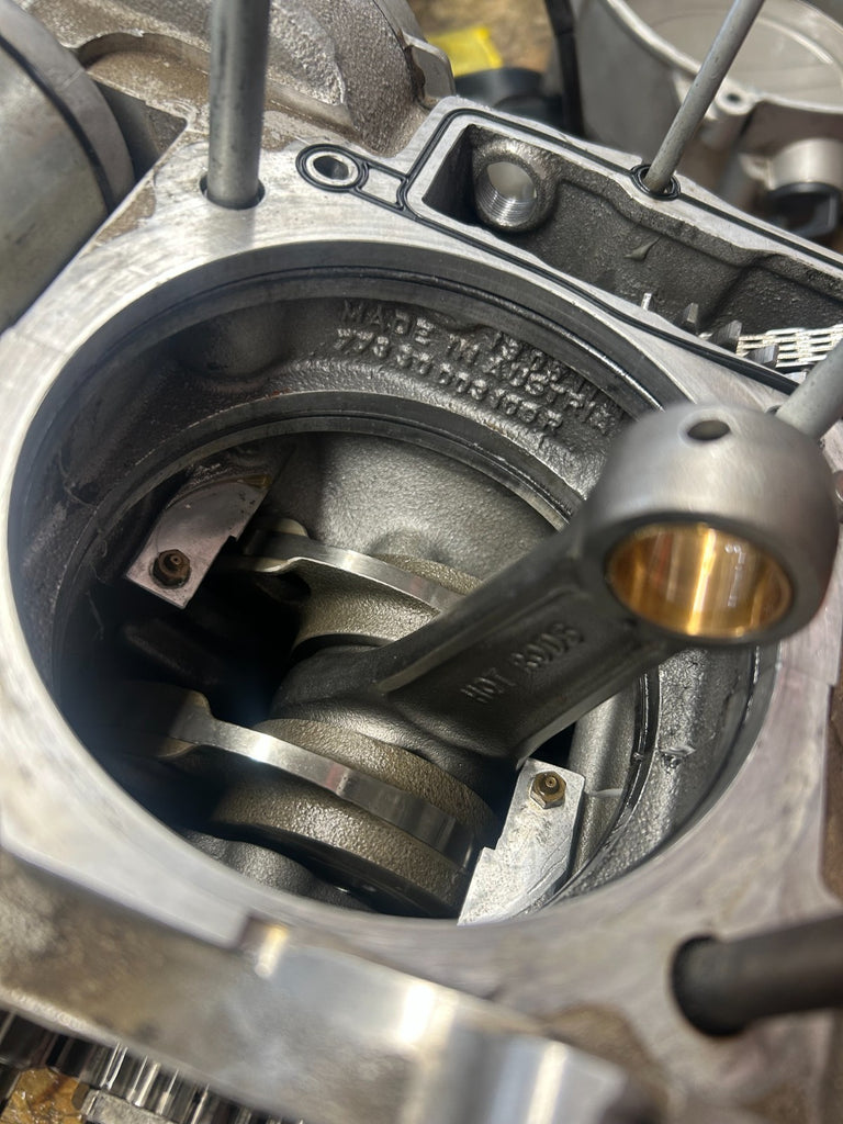 OEM 2012 KTM 450 SXF Complete Bottom End - Part# 77330000244