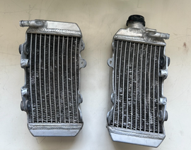 OEM 2009 Honda CRF150 Radiator Left & Right Part# 50435007100  50435008100