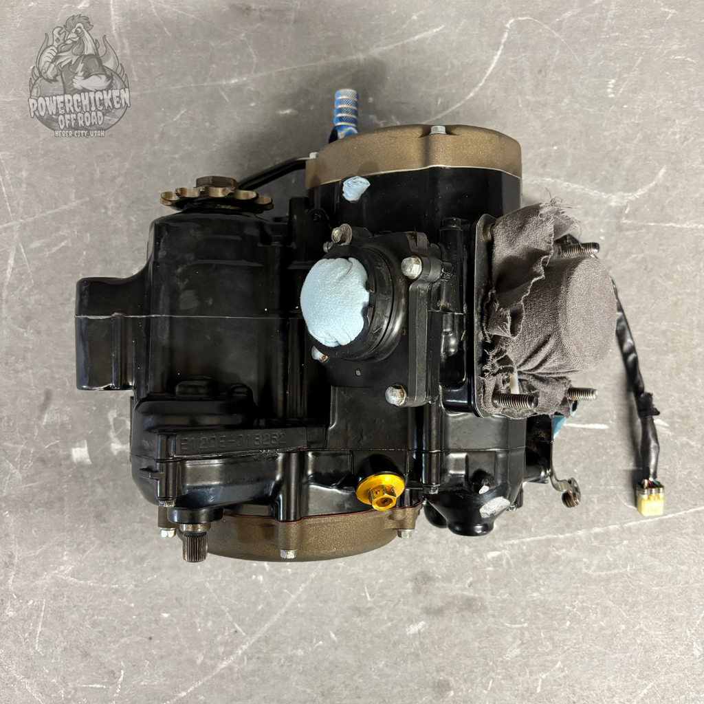 2011 Yamaha YZ125 Lower Engine Assembly – Cases, Transmission, Clutch – No Crank