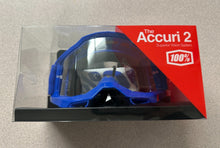 Load image into Gallery viewer, 100% ACCURI 2 GOGGLE BLUE - CLEAR LENS 