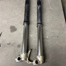 Load image into Gallery viewer, 04-2014 KTM 125-525 FORKS LEFT AND RIGHT VALVED BY E.S.P