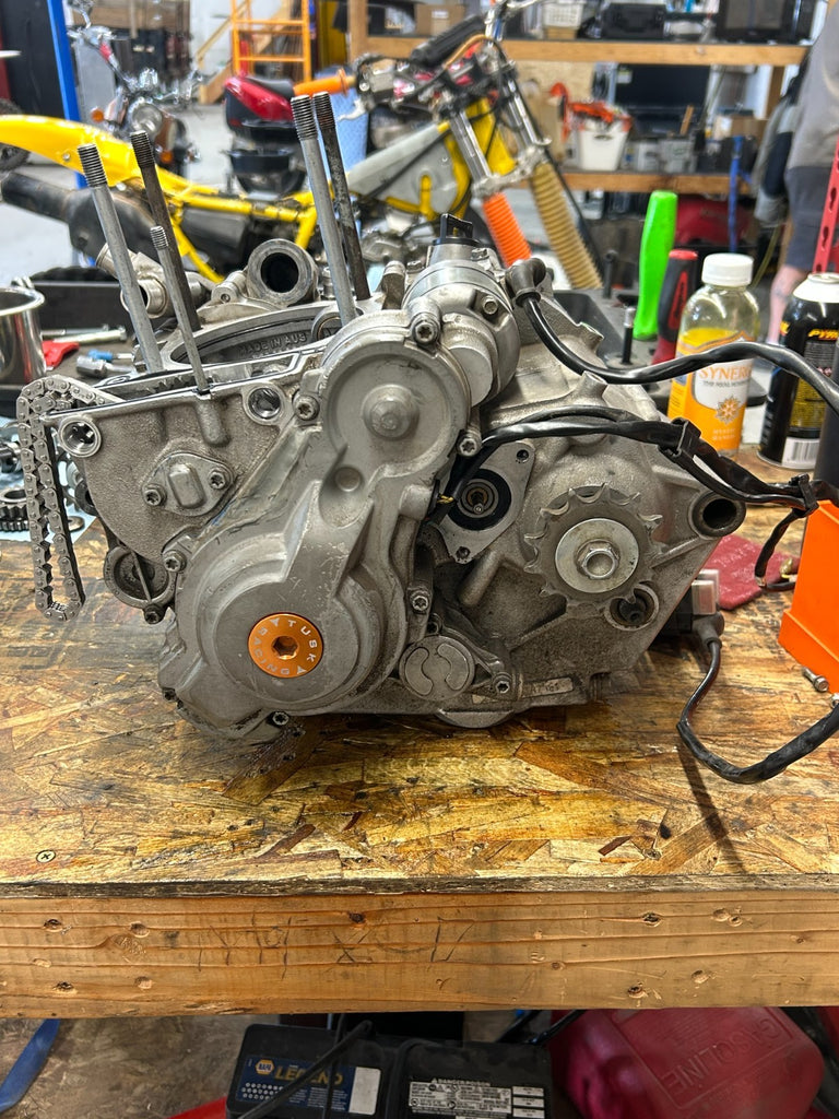 OEM 2012 KTM 450 SXF Complete Bottom End - Part# 77330000244