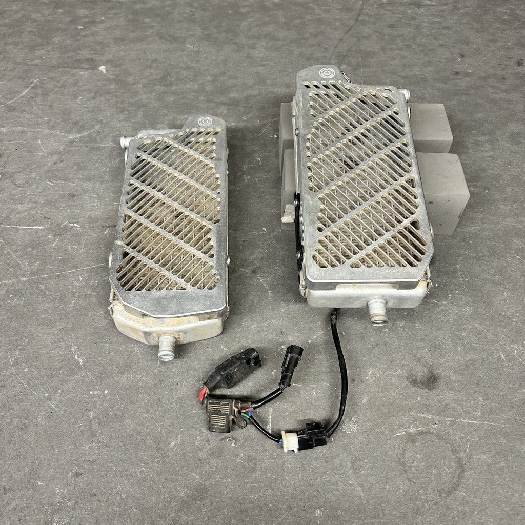 2021 Sherco SEF 300 Radiators w/ Guards & Fan | OEM