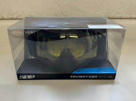 509 AVIATION 2.0 XL GOGGLE BLACK WITH YELLOW FUZION YELLOW TINT 