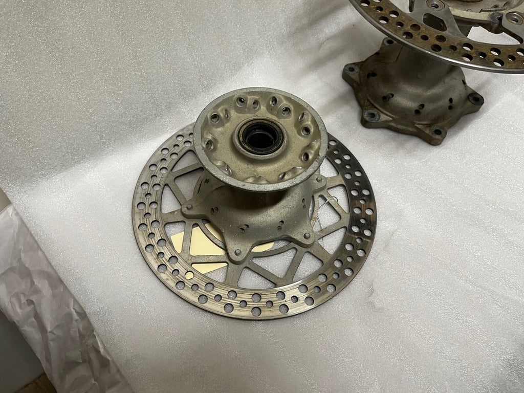 2000 Yamaha YZ250 Wheel Hub Front and Rear with Brake Discs OEM
