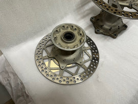 2000 Yamaha YZ250 Wheel Hub Front and Rear with Brake Discs OEM
