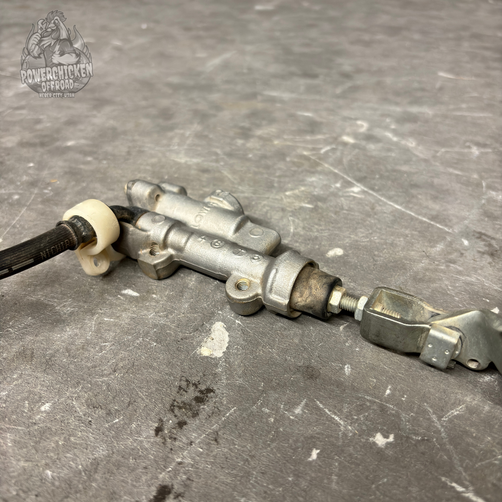 OEM Nissin Honda CRF150R Rear Brake Assembly – Master Cylinder, Caliper, Pedal