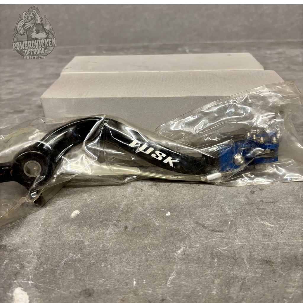 TUSK Aluminum Brake Pedal Blue Tip – KTM / Husqvarna / GASGAS | Brand New