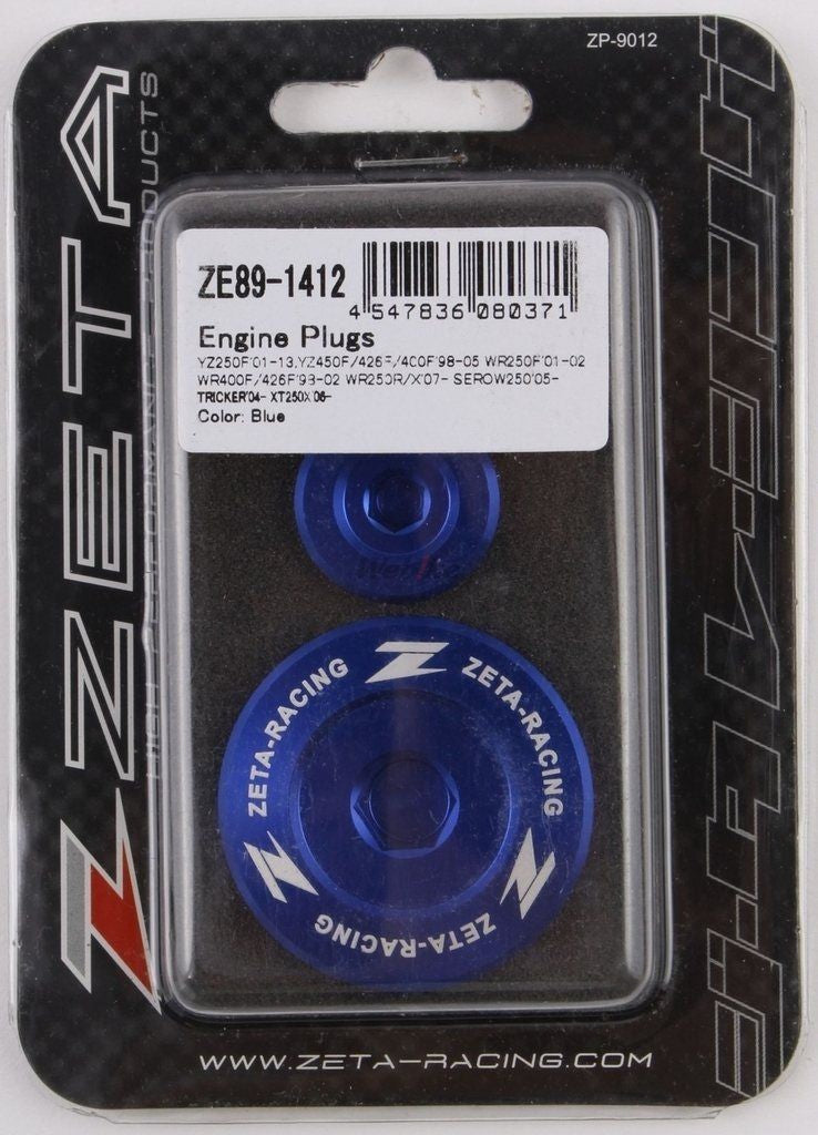 NEW ZETA ENGINE PLUGS (BLUE) - PART# ZE89-1212