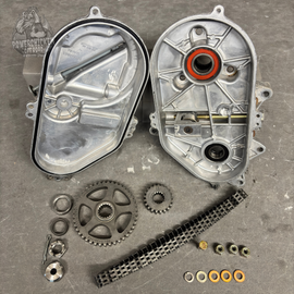 1998 Ski-Doo Summit-X 670 Chaincase Assembly Cover & 21/43T Sprockets #504150100