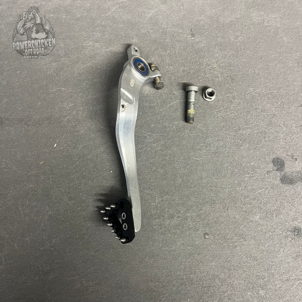 KTM OEM Part 77213050044 Foot Brake Lever Only - w/ Aftermarket Step Plate