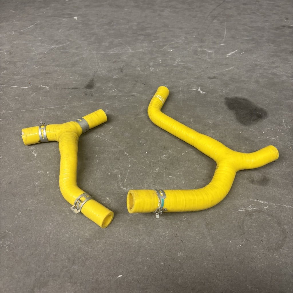 yellow Silicone Radiator Hose For 2016-2018 2017 Kawasaki KX450F