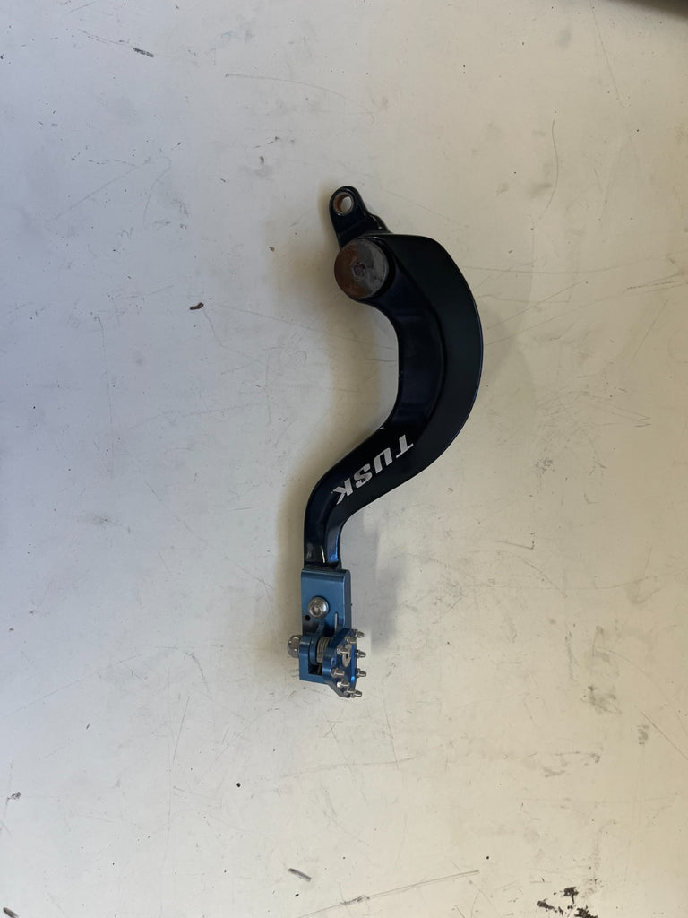 Tusk Aluminum Brake Pedal Blue Tip