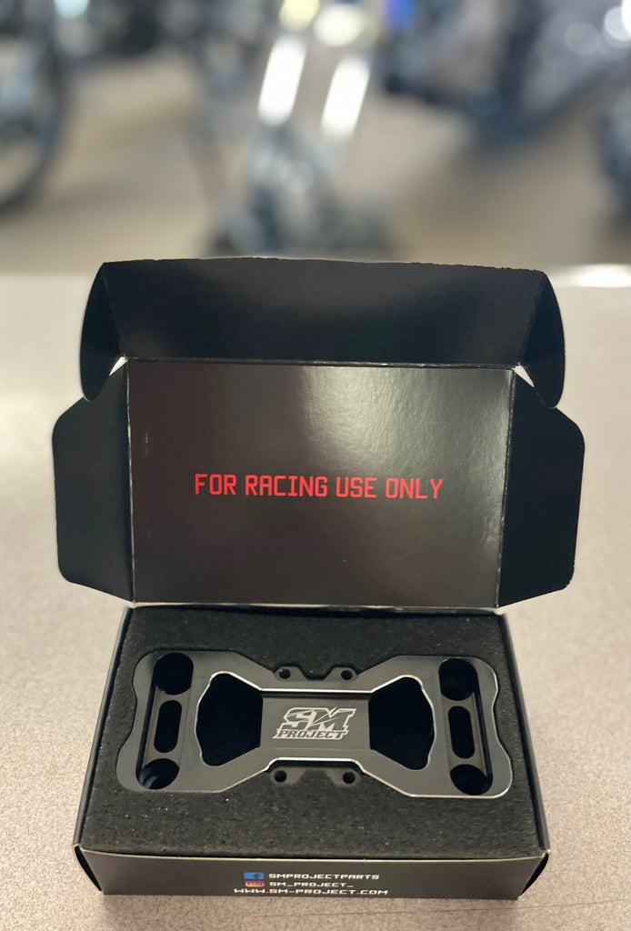 SM PROJECT Handlebar Mount Top Clamp TM Racing (BLACK)