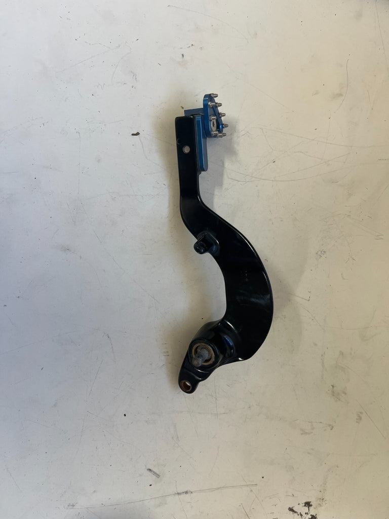 Tusk Aluminum Brake Pedal Blue Tip