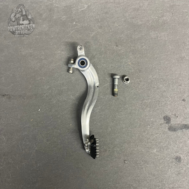 KTM OEM Part 77213050044 Foot Brake Lever Only - w/ Aftermarket Step Plate