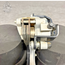 Load image into Gallery viewer, 2017 Kawasaki KX450F Rear Brake Caliper &amp; Disk Guard – OEM | Part# 43080-0230