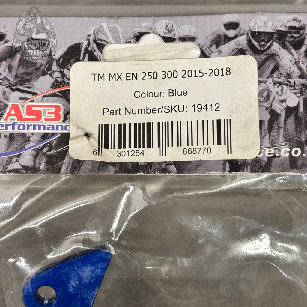 AS3 Performance Aluminium Case Saver – Blue | TM MX / EN 250–300 (2015–2018)