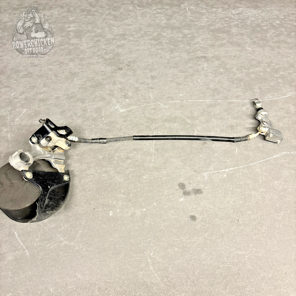 2017 Kawasaki KX450F Rear Brake Caliper & Disk Guard – OEM | Part# 43080-0230