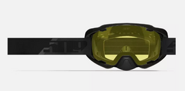 509 AVIATION 2.0 XL GOGGLE BLACK WITH YELLOW FUZION YELLOW TINT 