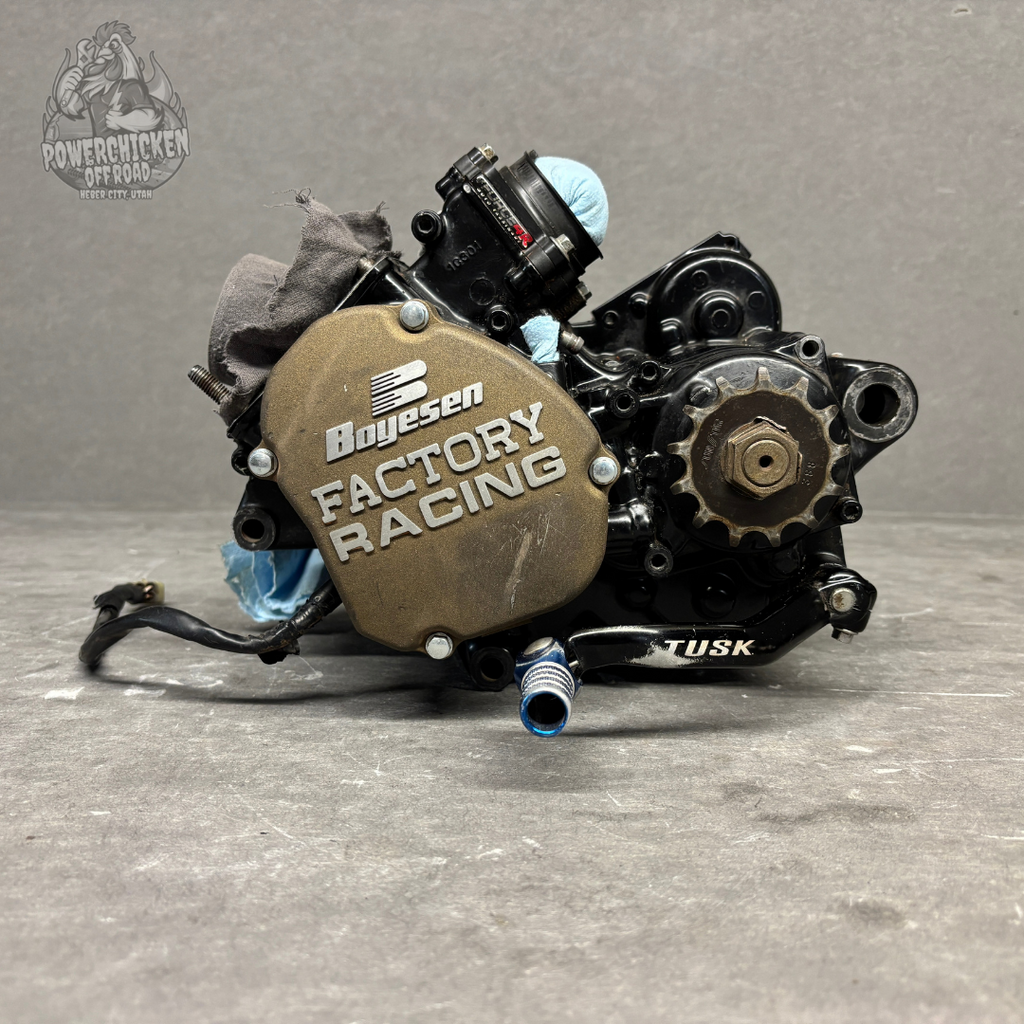 2011 Yamaha YZ125 Lower Engine Assembly – Cases, Transmission, Clutch – No Crank